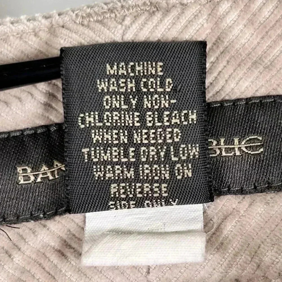 Banana Republic Size 8 Tan Corduroy Pants Straight Leg Preppy - Picture 9 of 10